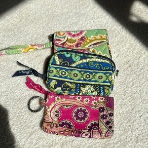 Vera Bradley lot includes wallet, jewelry bag and Wristlet